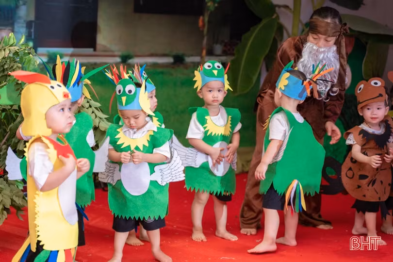 Học sinh Trường Mầm non Trung Kiên hào hứng với “Lời thì thầm cổ tích”