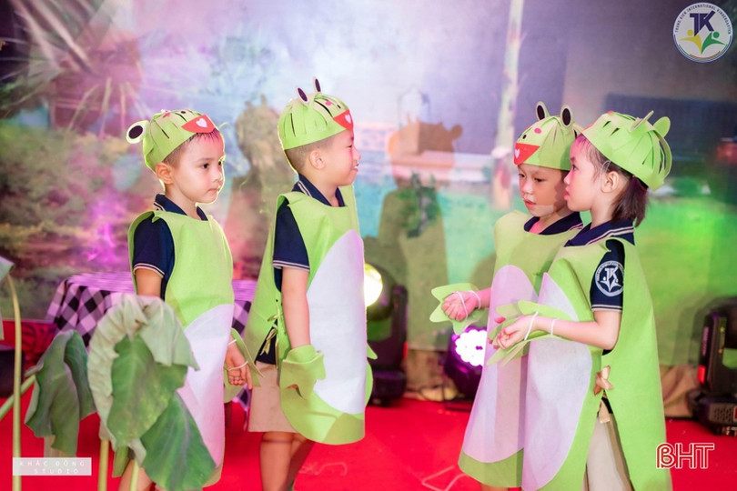 Học sinh Trường Mầm non Trung Kiên hào hứng với “Lời thì thầm cổ tích”