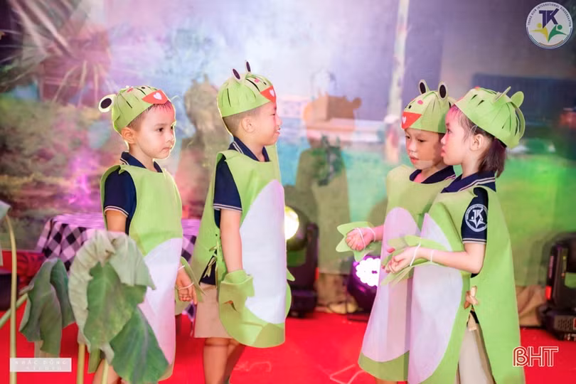 Học sinh Trường Mầm non Trung Kiên hào hứng với “Lời thì thầm cổ tích”