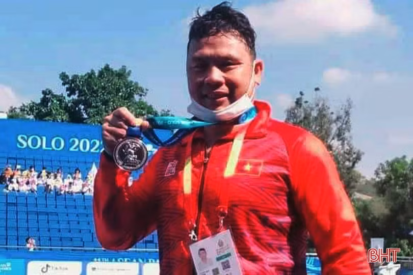 VĐV Hà Tĩnh giành Huy chương Bạc tại Asean Para Games 11