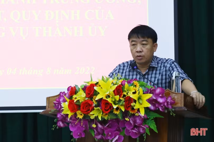 TP Hà Tĩnh thực hiện nghiêm Nghị quyết 18-NQ/TW, nâng cao hiệu quả hoạt động tổ chức bộ máy 