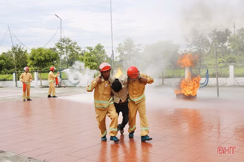 Ra mắt mô hình khu dân cư an toàn PCCC đầu tiên tại Thạch Hà