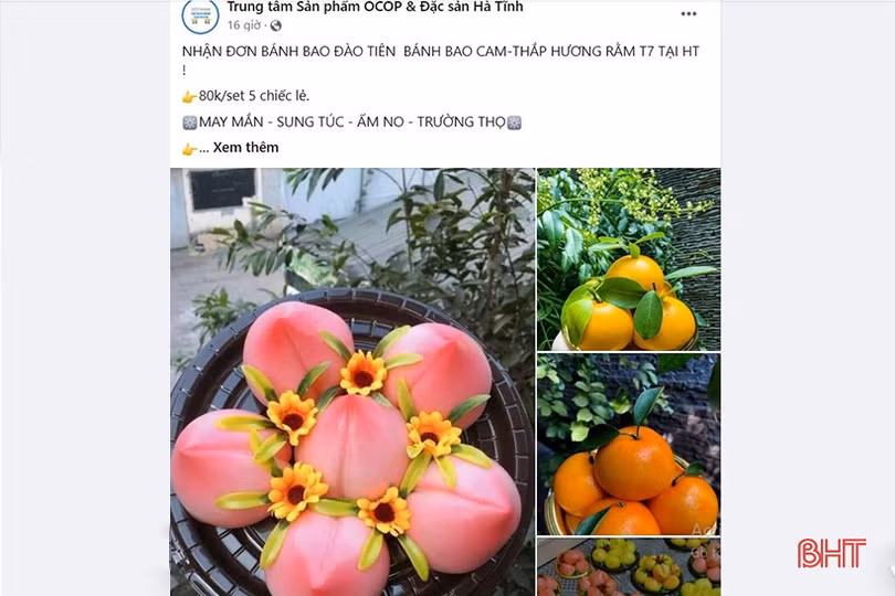 Hà Tĩnh: Dịch vụ cỗ cúng Rằm tháng Bảy bận rộn trả đơn hàng