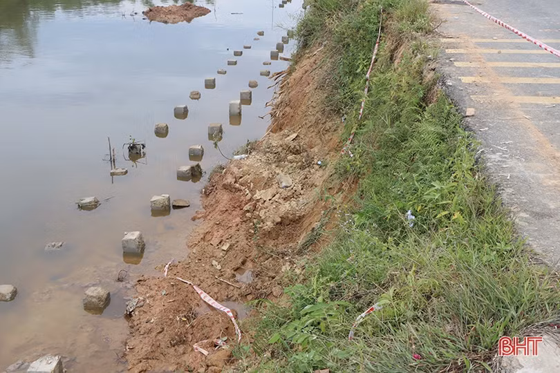 Gấp rút thi công các công trình phòng chống bão lụt tại Cẩm Xuyên