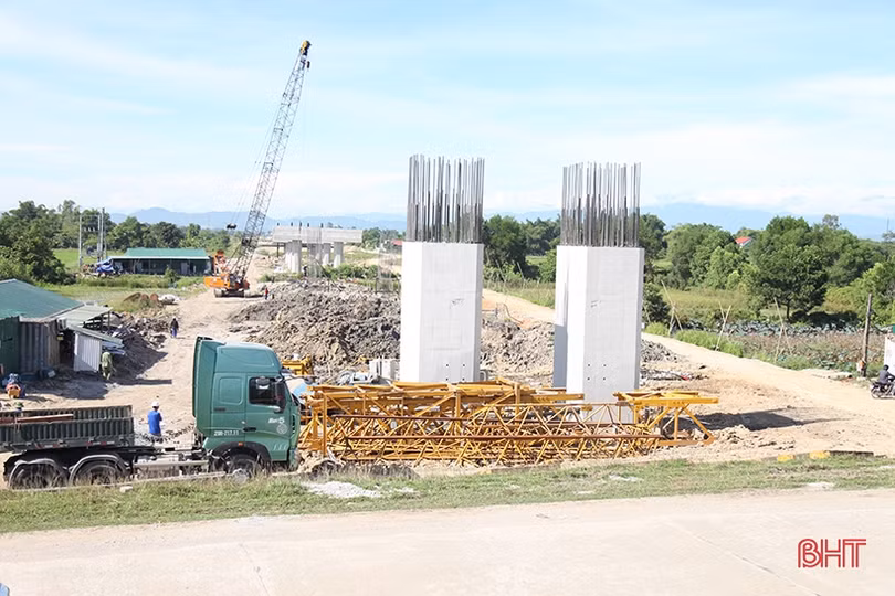 Cao tốc Diễn Châu - Bãi Vọt đoạn qua Hà Tĩnh tiến độ như thế nào?