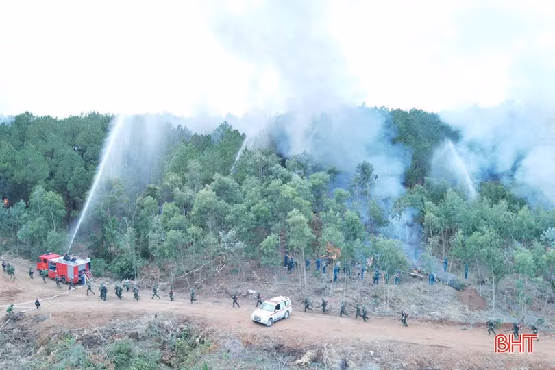 Các cuộc diễn tập ở Hà Tĩnh đảm bảo an toàn, đạt mục đích, yêu cầu đề ra