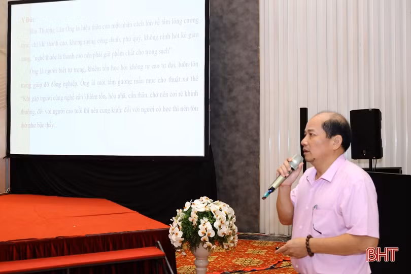 Hà Tĩnh phối hợp tổ chức thành công hội thảo về Đại danh y Hải Thượng Lãn Ông Lê Hữu Trác