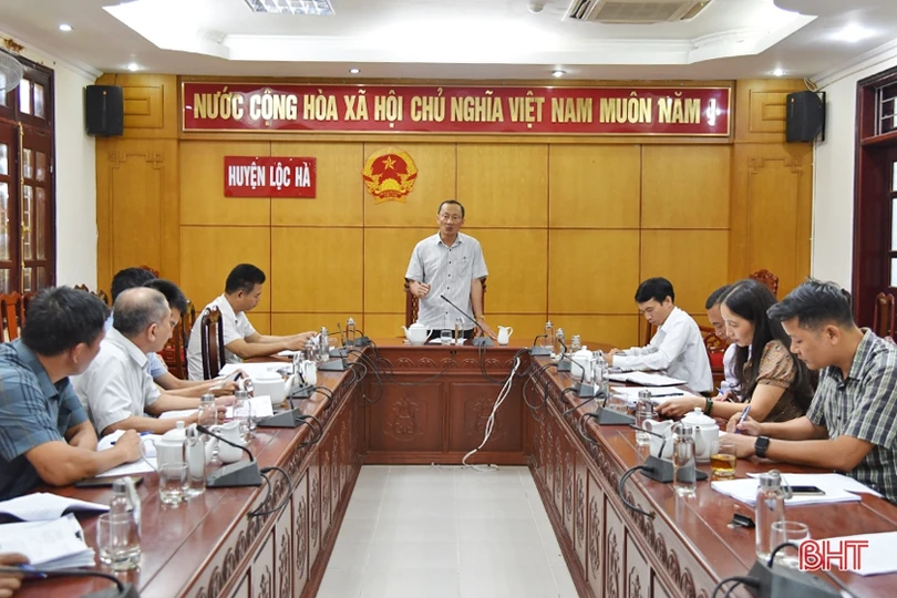 Xây dựng phương án khả thi, đẩy nhanh tiến độ các dự án trọng điểm ở Lộc Hà