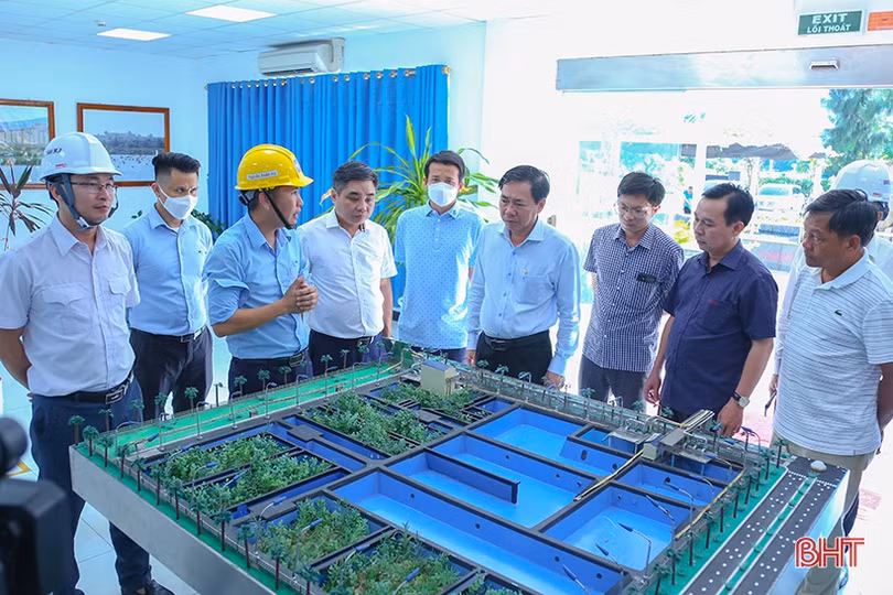 Đoàn công tác tỉnh Ninh Thuận tham quan Khu kinh tế Vũng Áng