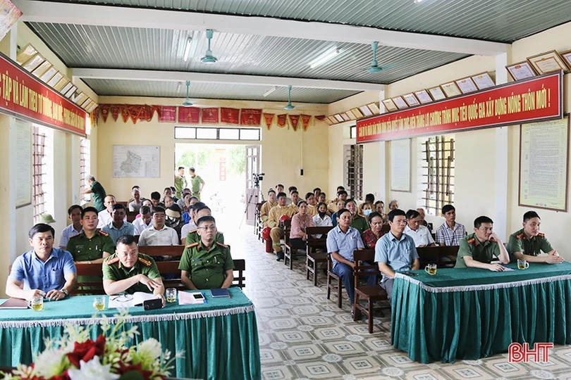 Ra mắt mô hình khu dân cư an toàn PCCC đầu tiên tại Thạch Hà