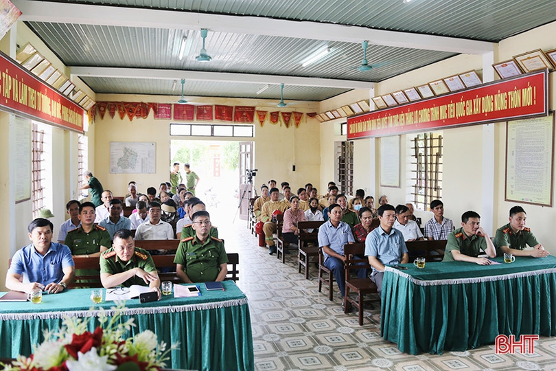 Ra mắt mô hình khu dân cư an toàn PCCC đầu tiên tại Thạch Hà