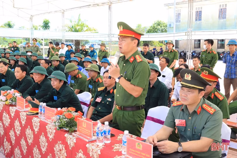 Gay cấn màn diễn tập phòng chống gây rối an ninh trật tự ở Hương Sơn