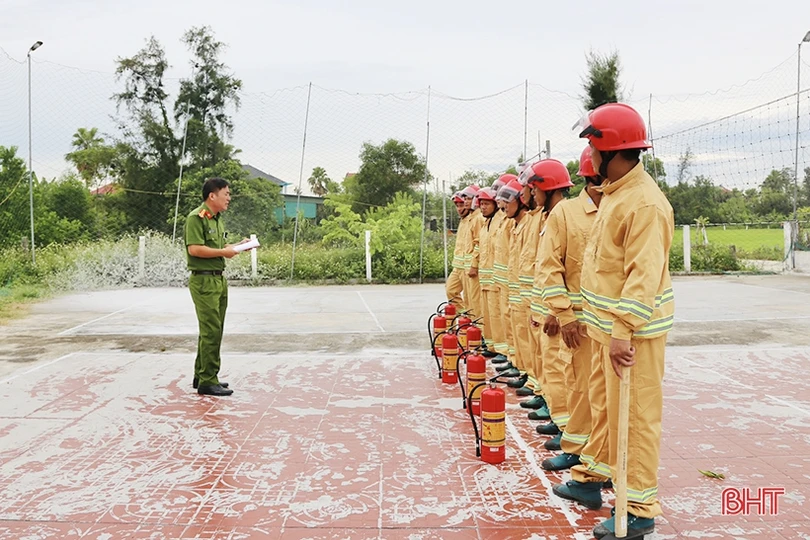 Ra mắt mô hình khu dân cư an toàn PCCC đầu tiên tại Thạch Hà