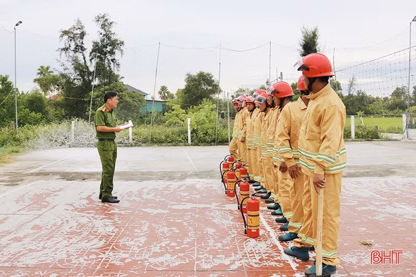Ra mắt mô hình khu dân cư an toàn PCCC đầu tiên tại Thạch Hà