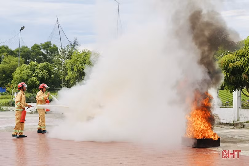 Ra mắt mô hình khu dân cư an toàn PCCC đầu tiên tại Thạch Hà