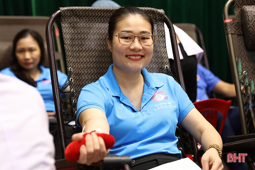 Ngày hội hiến máu tình nguyện ở TX Kỳ Anh tiếp nhận 283 đơn vị máu