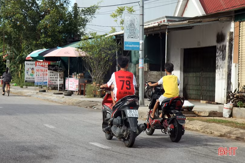 Hà Tĩnh: Báo động tình trạng học sinh vi phạm an toàn giao thông dịp nghỉ hè