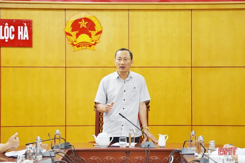 Xây dựng phương án khả thi, đẩy nhanh tiến độ các dự án trọng điểm ở Lộc Hà