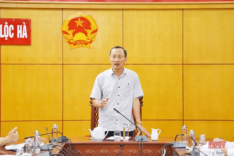 Xây dựng phương án khả thi, đẩy nhanh tiến độ các dự án trọng điểm ở Lộc Hà