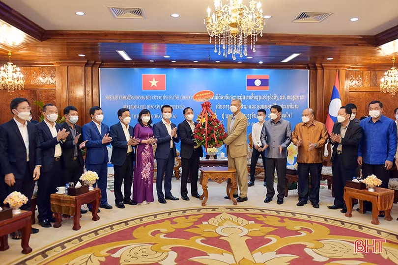 Hà Tĩnh tăng cường mở rộng hợp tác, giao lưu với các địa phương của nước CHDCND Lào