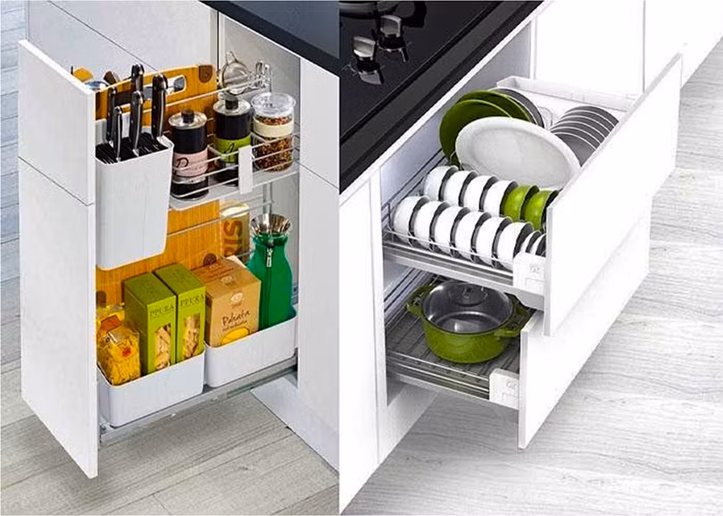 Phụ kiện tủ bếp thông minh – Lựa chọn sáng suốt cho căn bếp của bạn