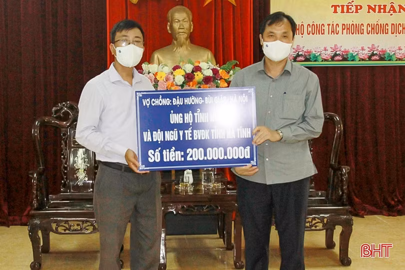 Nhiều doanh nghiệp, nhà hảo tâm hỗ trợ Hà Tĩnh phòng, chống dịch Covid-19