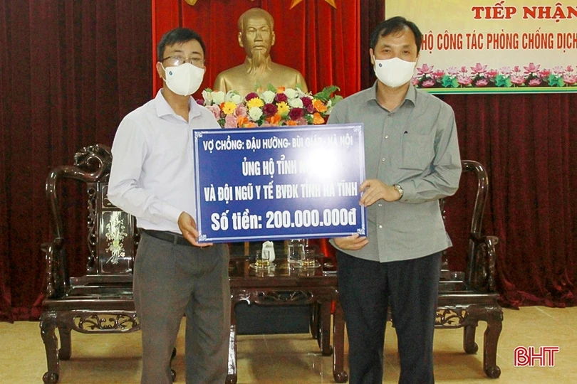 Nhiều doanh nghiệp, nhà hảo tâm hỗ trợ Hà Tĩnh phòng, chống dịch Covid-19