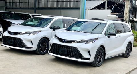 Cận cảnh Toyota Sienna XSE 2021 với thiết kế thể thao hơn