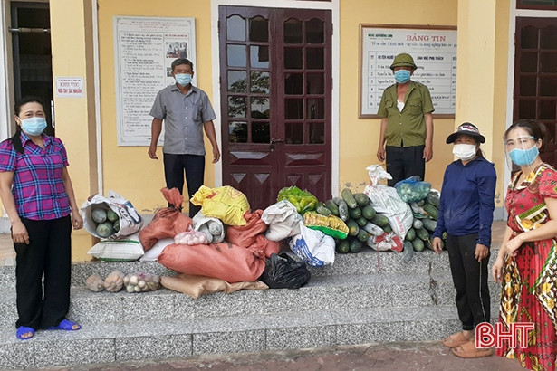 Xem nông dân Hà Tĩnh tiếp sức cho công tác phòng, chống Covid-19