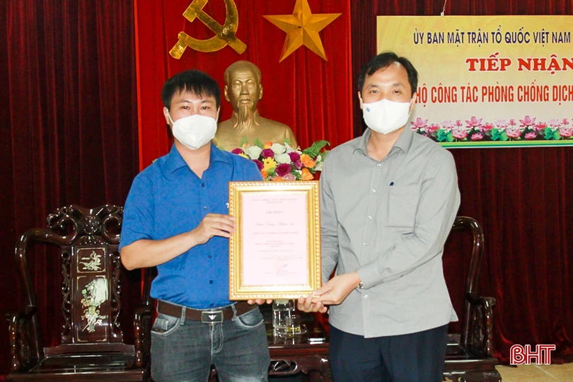 Nhiều doanh nghiệp, nhà hảo tâm hỗ trợ Hà Tĩnh phòng, chống dịch Covid-19