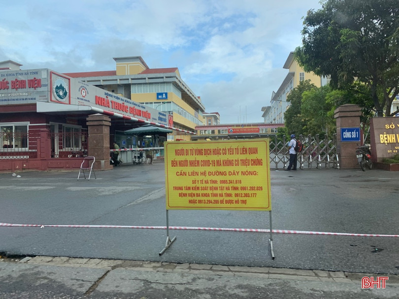 Phong tỏa tạm thời Bệnh viện Đa khoa Hà Tĩnh, 1 ngõ phố liên quan đến ca nghi nhiễm Covid-19