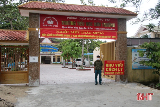 Đảm bảo an toàn tại các khu cách ly tập trung ở Hương Sơn