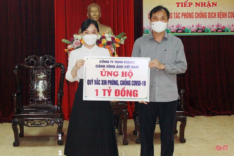 Nhiều doanh nghiệp, nhà hảo tâm hỗ trợ Hà Tĩnh phòng, chống dịch Covid-19
