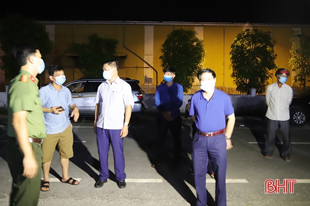 Phong tỏa một doanh nghiệp tại Cẩm Xuyên vì liên quan ca bệnh Covid-19