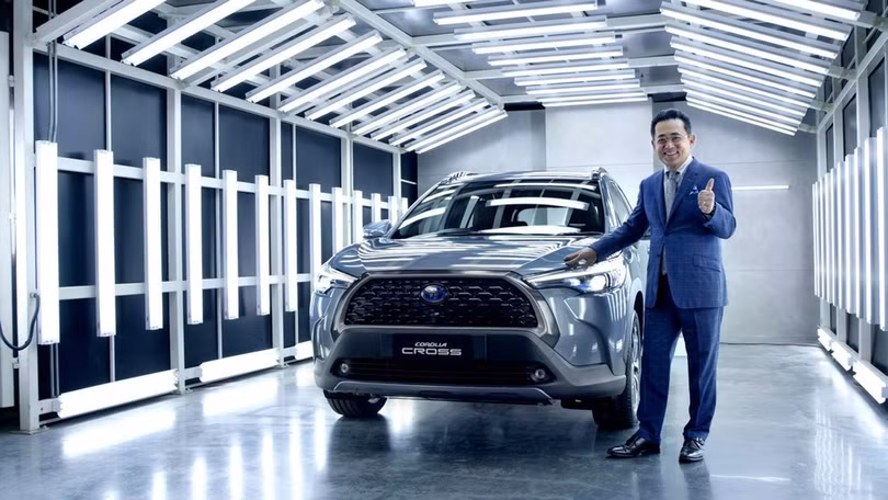 Ảnh thực tế Toyota Corolla Cross vừa ra mắt tại Thái Lan