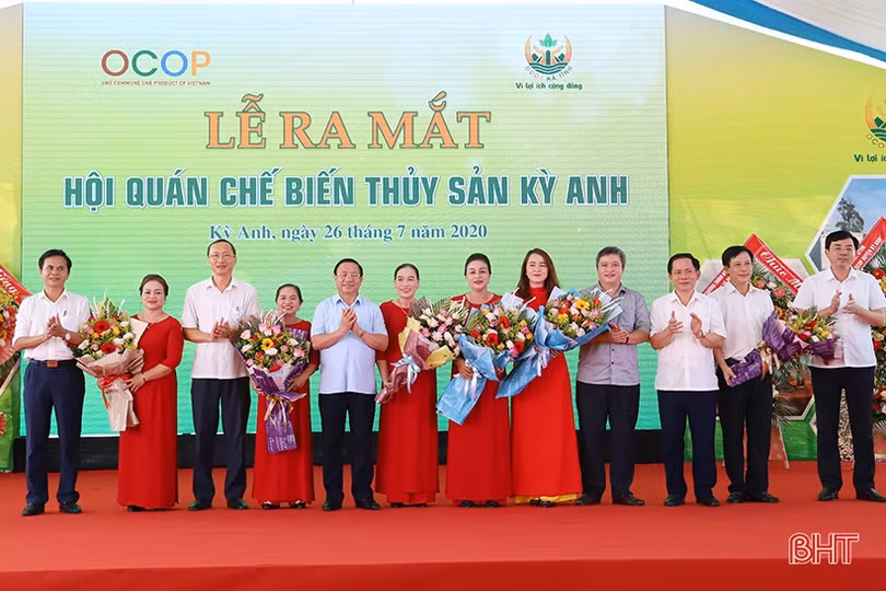 Ra mắt “Hội quán chế biến thủy sản Kỳ Anh”
