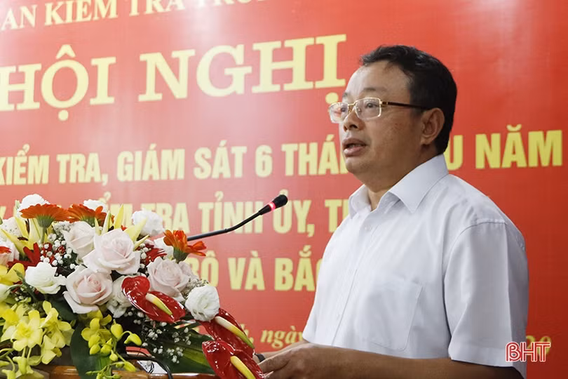 Hà Tĩnh kiến nghị Ủy ban Kiểm tra Trung ương sửa đổi một số quy định về kiểm tra, giám sát