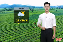 Dự báo thời tiết Hà Tĩnh ngày 23/8: Ngày nắng, đêm mưa rào nhẹ