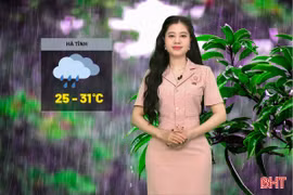 Dự báo thời tiết Hà Tĩnh ngày 20/8: Có lúc mưa to và dông