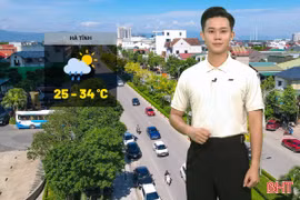 Dự báo thời tiết Hà Tĩnh ngày 26/8: Ngày trời nắng, chiều tối mưa rào