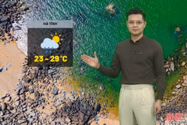 Dự báo thời tiết Hà Tĩnh ngày 22/10: Có mưa rào và có nơi có dông