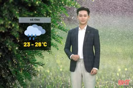 Dự báo thời tiết Hà Tĩnh ngày 5/10: Mưa vừa và rải rác có dông