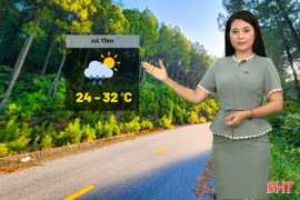 Dự báo thời tiết Hà Tĩnh ngày 9/9: Có mưa rào và dông