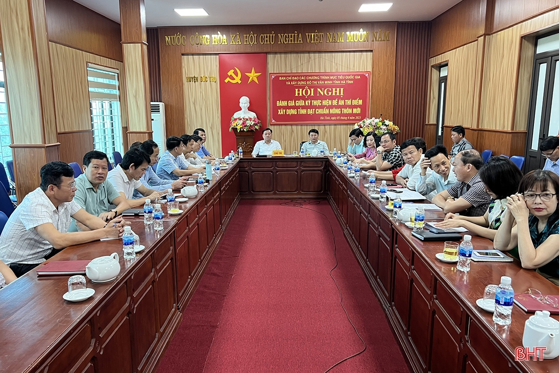Tiếp tục nỗ lực, linh hoạt trong cách làm, đưa Hà Tĩnh sớm đạt tỉnh nông thôn mới