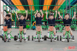 Trẻ em Hà Tĩnh học gì ở lớp Montessori?