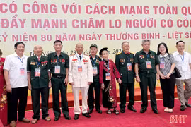Hà Tĩnh có 7 đại biểu tham dự hội nghị tri ân người có công với cách mạng năm 2026
