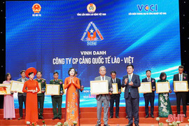 Một đơn vị của Hà Tĩnh được vinh danh “Doanh nghiệp tiêu biểu vì người lao động” toàn quốc