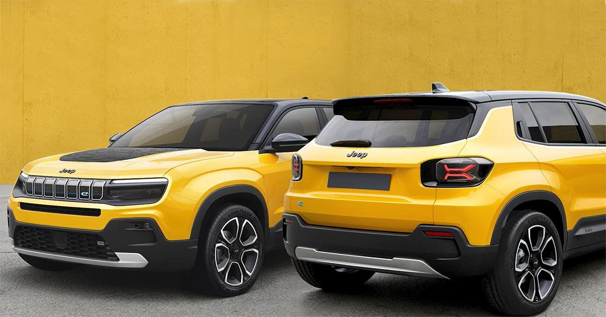 Hình ảnh đầu tiên của xe Jeep EV động cơ điện