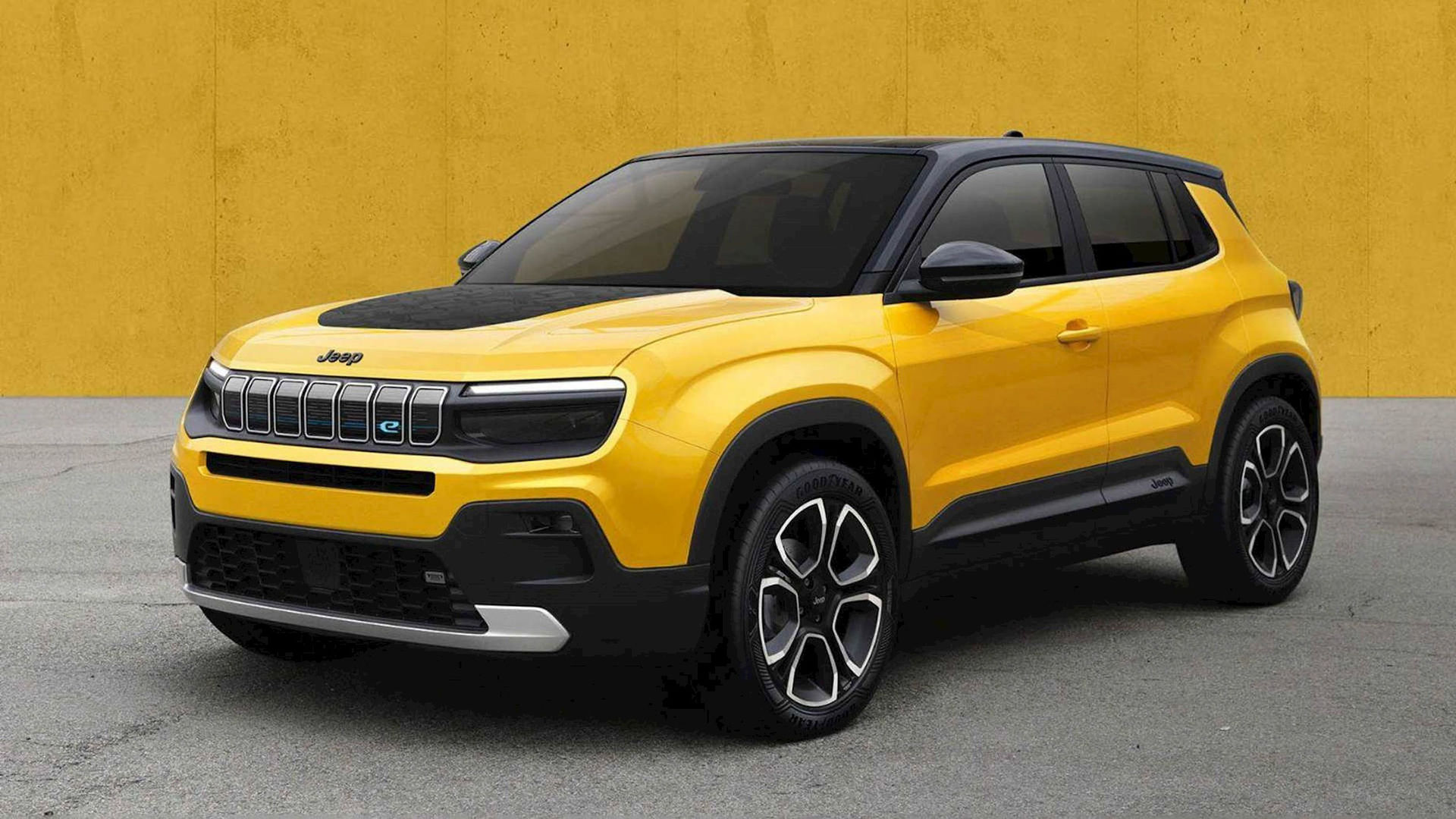 Hình ảnh đầu tiên của xe Jeep EV động cơ điện