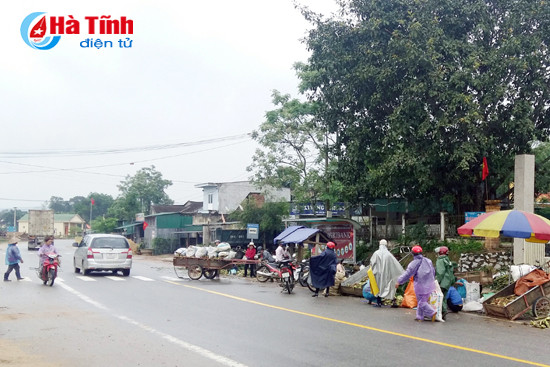 diem cho xe buyt bien thanh noi ban hang